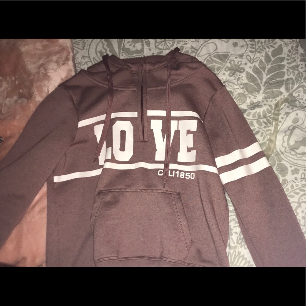 Soft hoodie.